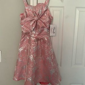 The Children’s Place pink & silver formal dress